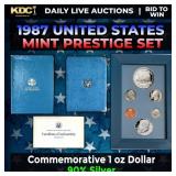 1987 United States Mint Prestige Proof Set 6 Coins