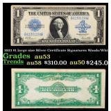 1923 $1 large size Silver Certificate Grades Selec