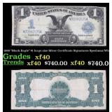 1899 $1 large size Silver Certificate "Black Eagle