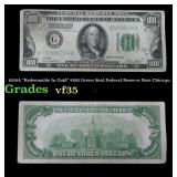 1928A $100 Green Seal Federal Reserve Note "Redeem
