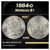 1884-o Morgan Dollar $1 Grades ms62