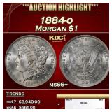 1884-o Morgan Dollar $1 ms66+ SEGS