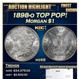 1898-o Morgan Dollar TOP POP! $1 ms68 SEGS