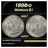 1898-o Morgan Dollar $1 Grades ms63+