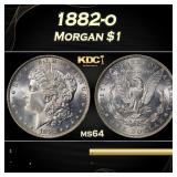 1882-o Morgan Dollar $1 Grades ms64