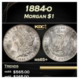 1884-o Morgan Dollar $1 Grades ms65+