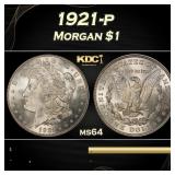 1921-p Morgan Dollar $1 Grades ms64