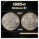 1885-o Morgan Dollar $1 Grades ms62