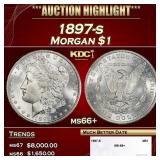 1897-s Morgan Dollar $1 ms66+ SEGS