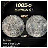 1885-o Morgan Dollar $1 Grades ms66+