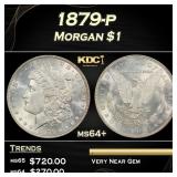 1879-p Morgan Dollar $1 Grades ms64+