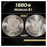 1880-s Morgan Dollar $1 Grades ms62+