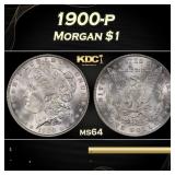 1900-p Morgan Dollar $1 Grades ms64
