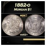 1882-o Morgan Dollar $1 Grades ms62+