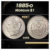 1885-o Morgan Dollar $1 Grades ms62