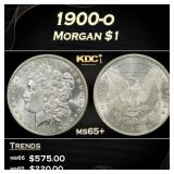 1900-o Morgan Dollar $1 Grades ms65+