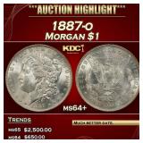 1887-o Morgan Dollar $1 ms64+ SEGS