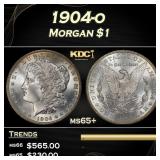 1904-o Morgan Dollar $1 Grades ms65+