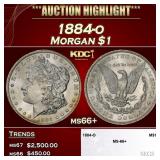 1884-o Morgan Dollar $1 ms66+ SEGS
