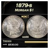 1879-s Morgan Dollar $1 Grades ms66
