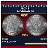 1901-s Morgan Dollar $1 ms64 SEGS