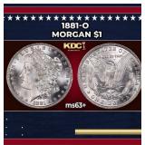 1881-o Morgan Dollar $1 Grades ms63+