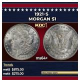 1921-s Morgan Dollar $1 Grades ms64+
