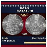 1887-s Morgan Dollar $1 ms65 SEGS