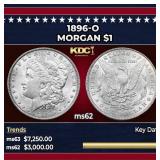 1896-o Morgan Dollar $1 ms62 USCG