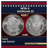 1878-s Morgan Dollar $1 Grades ms65