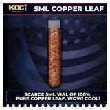 Scarce 5ml Vial of 100% Pure Copper Leaf. Wow! Coo