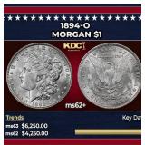 1894-o Morgan Dollar $1 ms62+ USCG