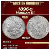 1896-o Morgan Dollar $1 ms62+ USCG