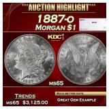 1887-o Morgan Dollar $1 ms65 SEGS