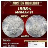 1898-s Morgan Dollar $1 ms66+ SEGS