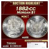 1882-cc Morgan Dollar $1 ms66 SEGS