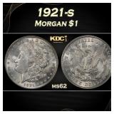 1921-s Morgan Dollar $1 Grades ms62