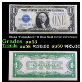 1928A $1 Blue Seal Silver Certificate 'Funnyback'