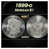 1899-o Morgan Dollar $1 Grades ms63+
