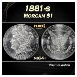 1881-s Morgan Dollar $1 Grades ms64+