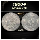 1900-p Morgan Dollar $1 Grades ms63