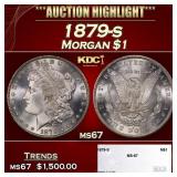 1879-s Morgan Dollar $1 ms67 SEGS