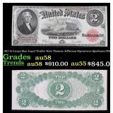 1917 $2 Large Size Legal Tender Note Thomas Jeffer