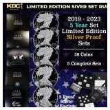 2019-2023 5 Year Set of Limited Edition Silver Pro