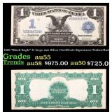 1899 $1 large size Silver Certificate 'Black Eagle