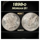 1898-o Morgan Dollar $1 Grades ms63+