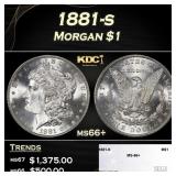 1881-s Morgan Dollar $1 ms66+ SEGS