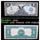 1899 $1 large size Silver Certificate 'Black Eagle