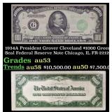 1934A $1000 Green Seal Federal Reserve Note Presid