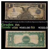 1899 $1 large size Silver Certificate 'Black Eagle